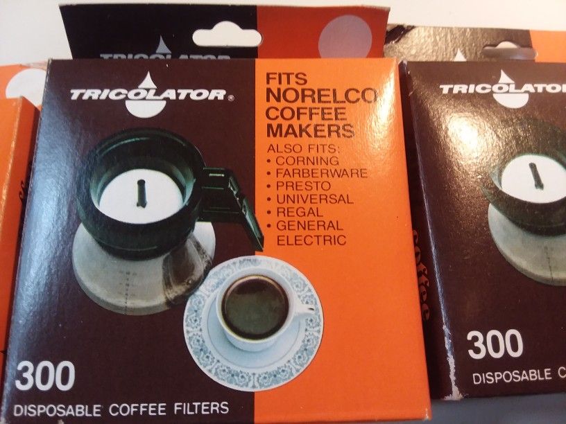 Vintage Tricolator Coffee Filters