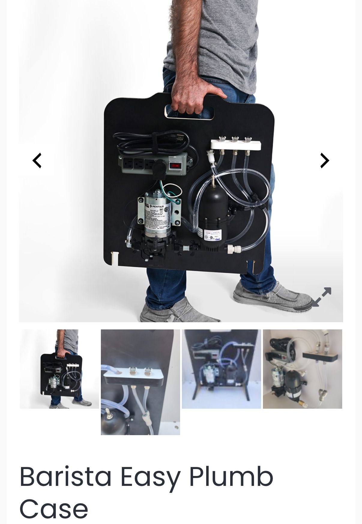 Mobile Coffee Cart Plumbing Kit