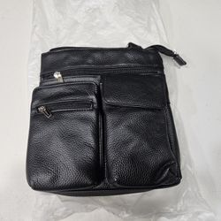 Genuine Leather Crossbody Bag 