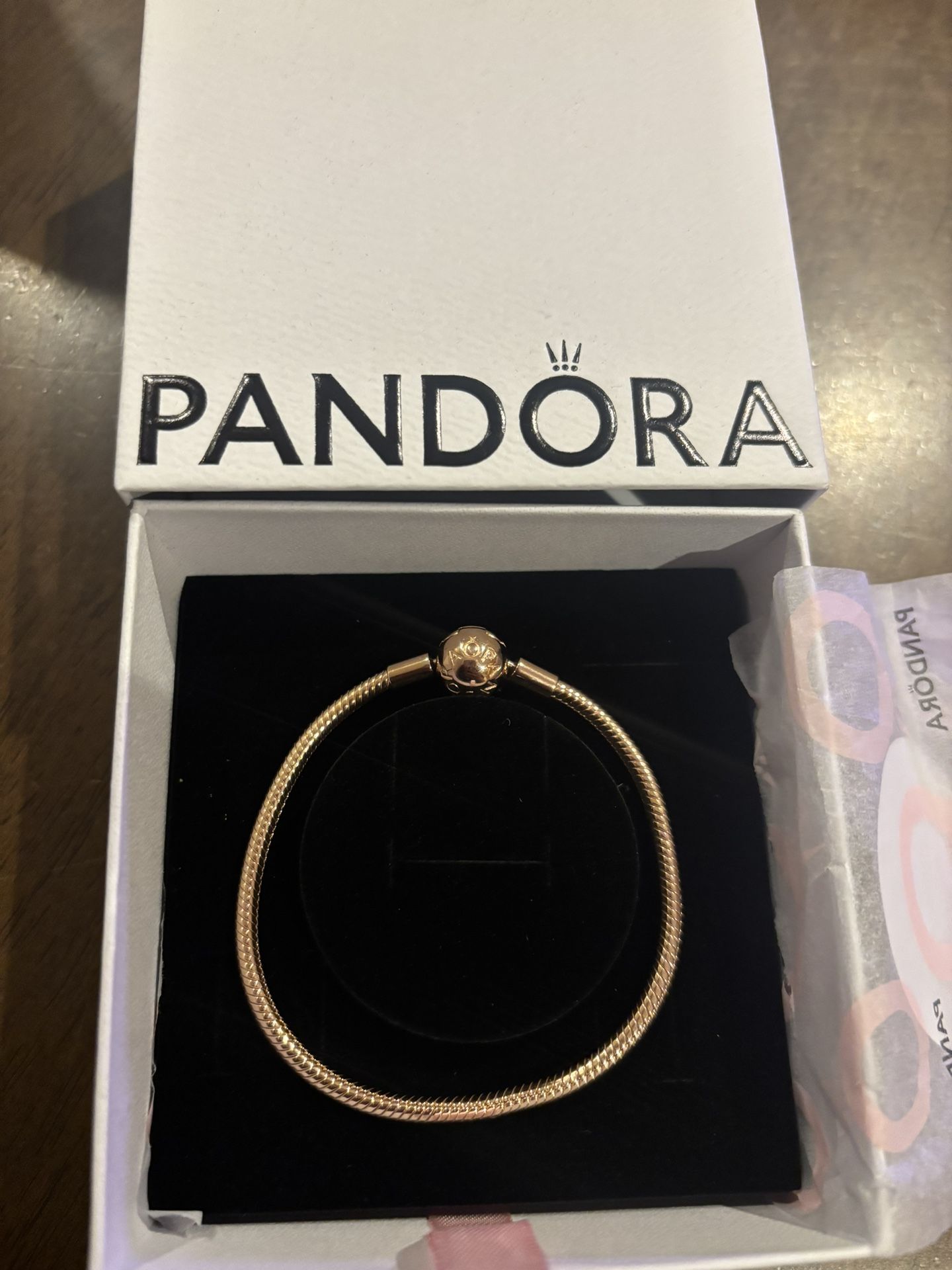 Pandora Rose Gold Charm Bracelet