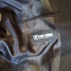 Stacy Adams Mens 3 Piece Suny Vested Suit. Size 50 Regular. Like New