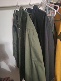 New 2x large Wrangler Long Sleeve  Shirts. Both Together 25.00 .