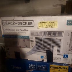 Black & Decker 6, Btu Window  Ac Unit New