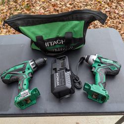 Hitachi Drill/Driver Combo TOOL ONLY