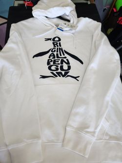 Original Penguin White Graphic Hoodie