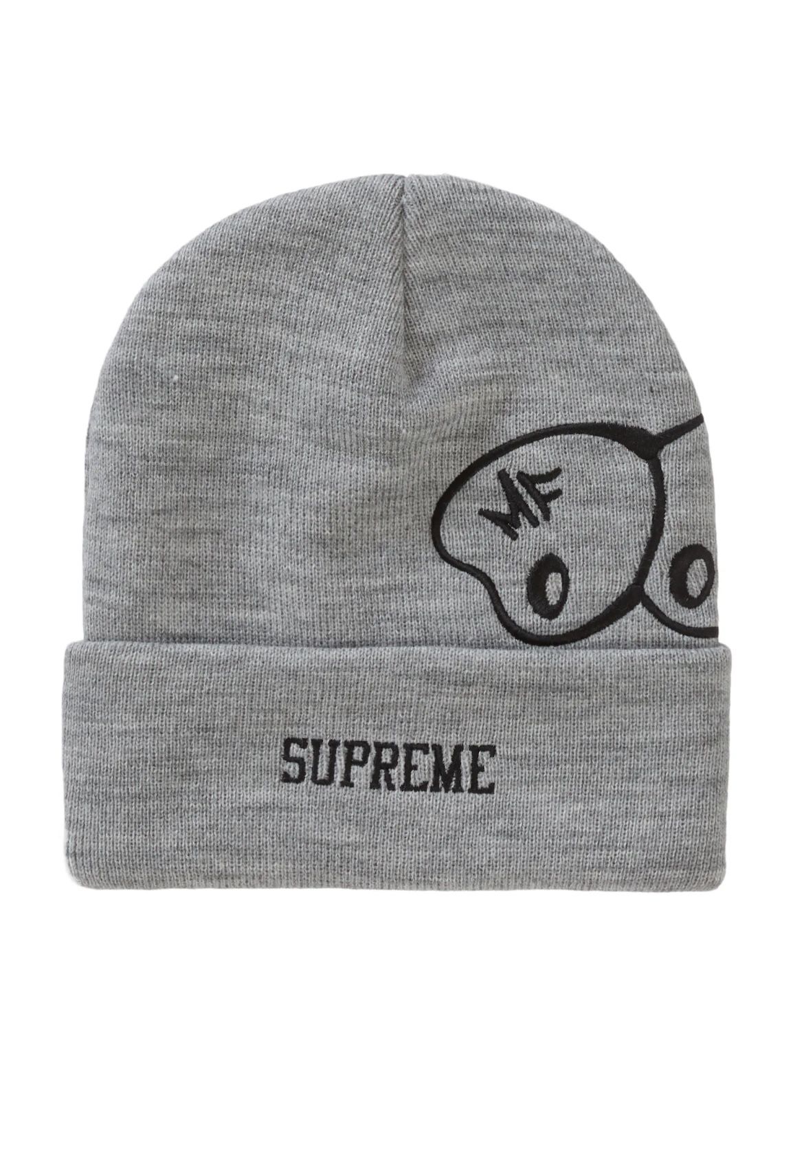 Supreme MF Doom Beanie Grey