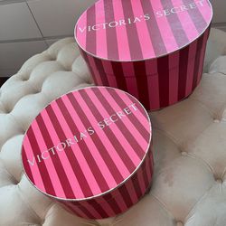 Rare Victoria’s Secret Hat Boxes Store Props 
