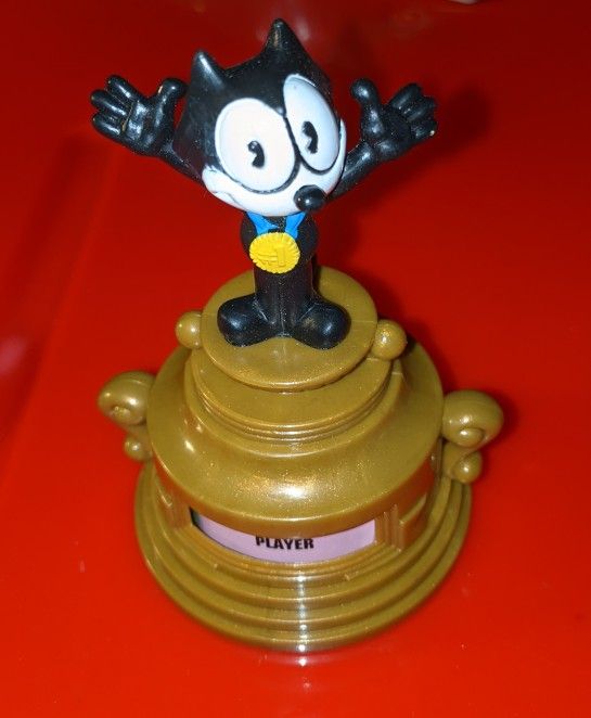 Vintage 1996 Felix the Cat Trophy Toy Choose Banner Figure 