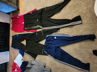 Adidas And Puma Soccer Jackets And Pants Warm Ups Trainers