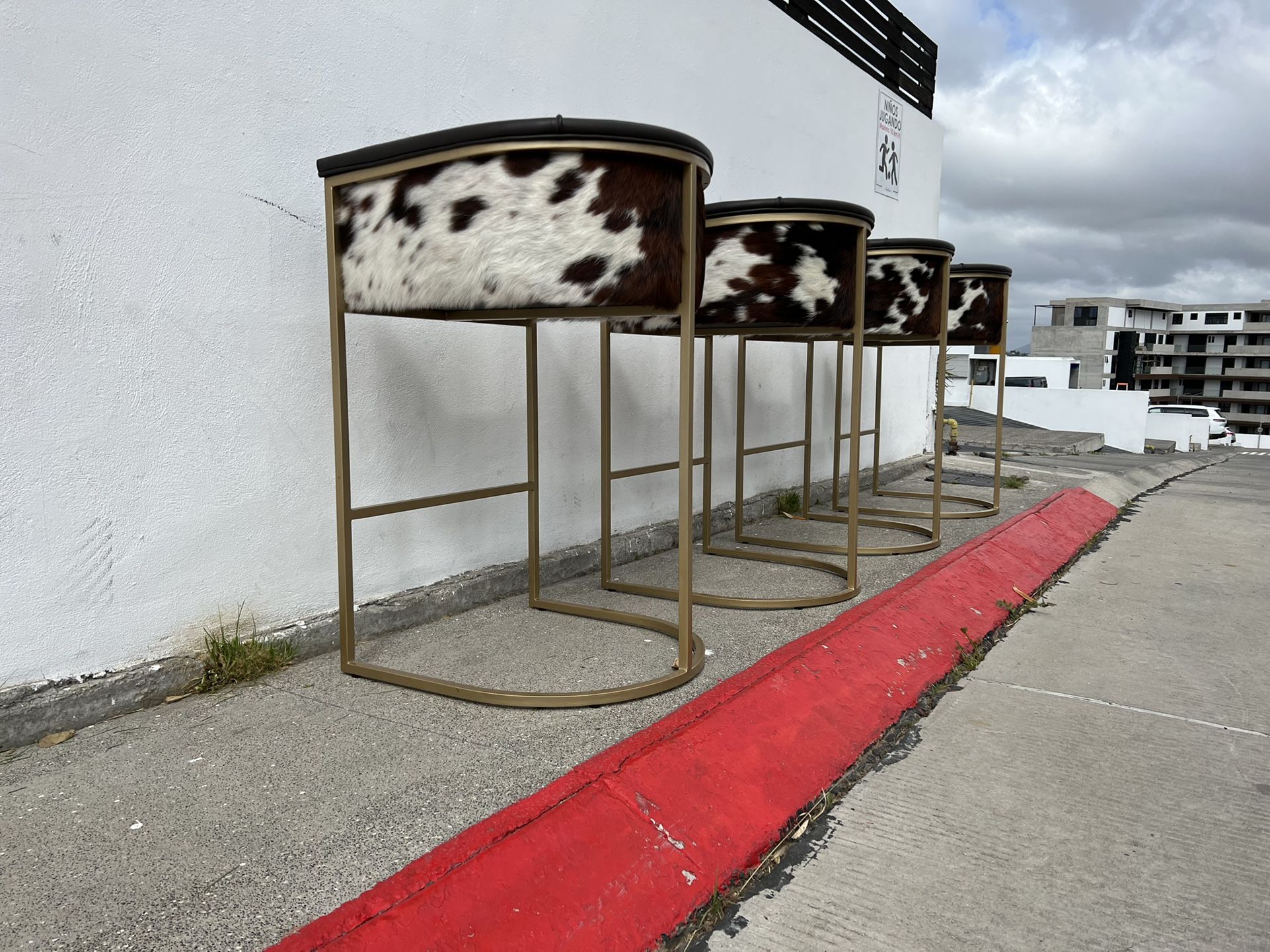 Cowhide Barstools Countertop Leather Chairs for Sale in Boise, ID - OfferUp