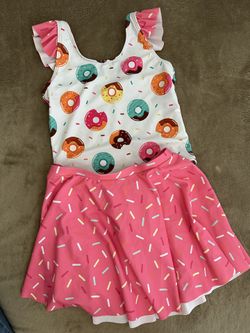 Girls Swim Suit Bathing Suit Pink