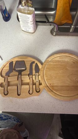 Cheese board and tools
