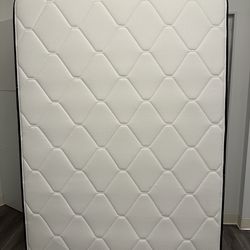 Like New Full Size 10” Flippable Plank Firm Mattress