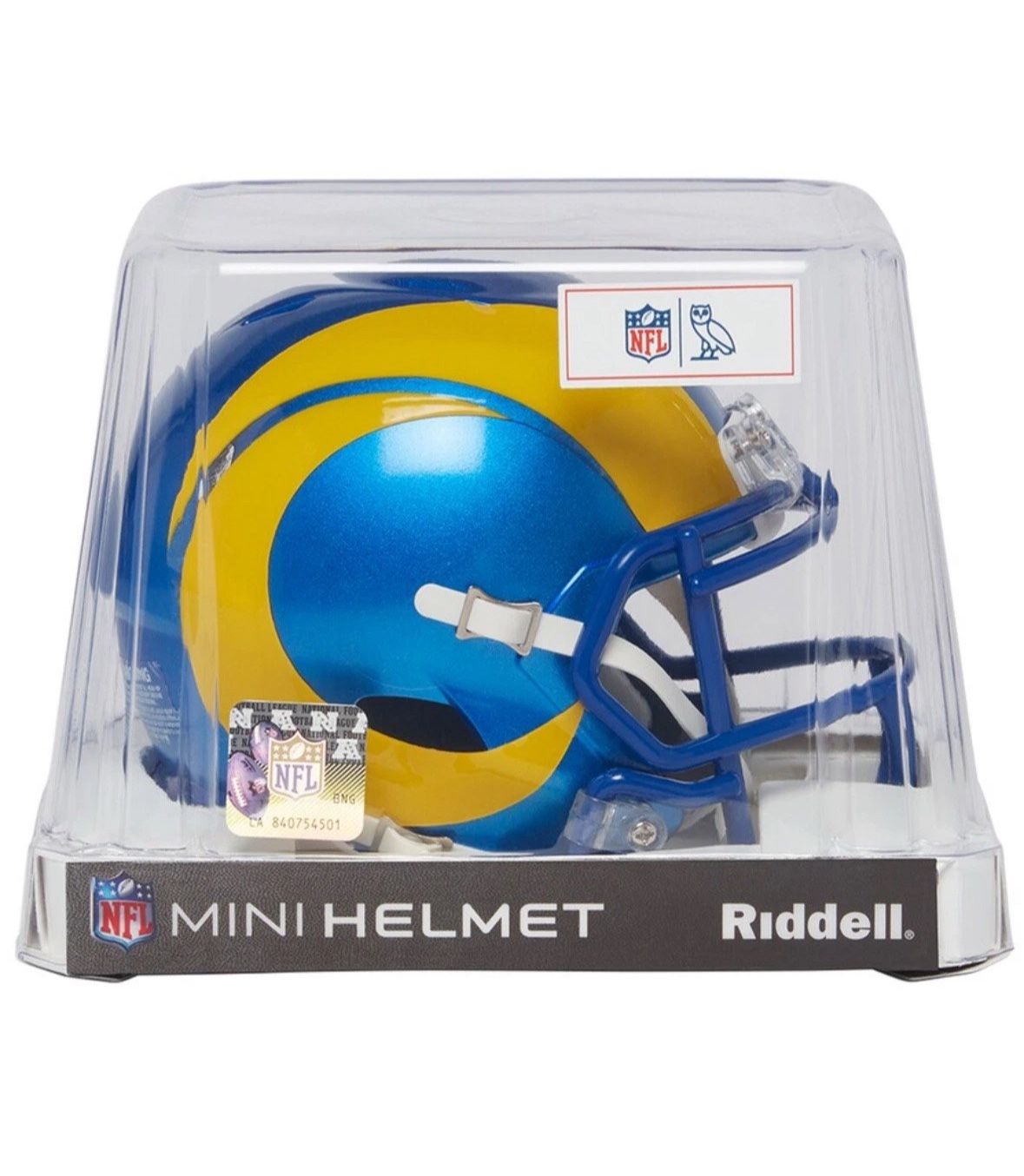 OVO × NFL Los Angeles Rams Mini Helmet – Limited Edition Collectible