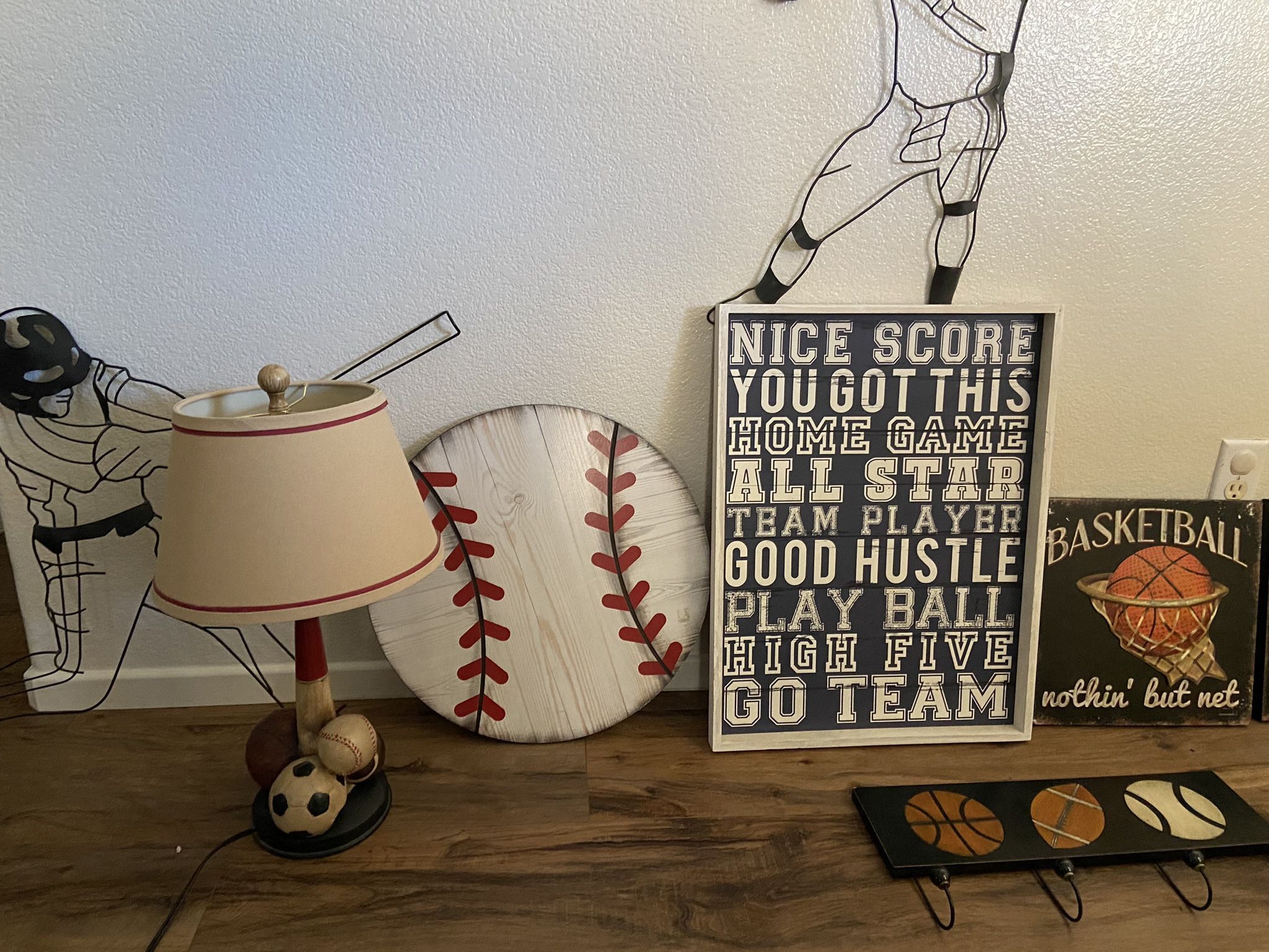 Vintage Sports Nursery Decor
