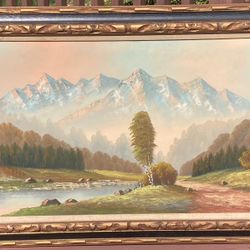 Mid century Belgium Painting