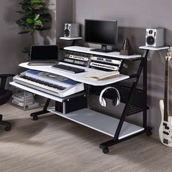 Brand New White/Black Music Desk