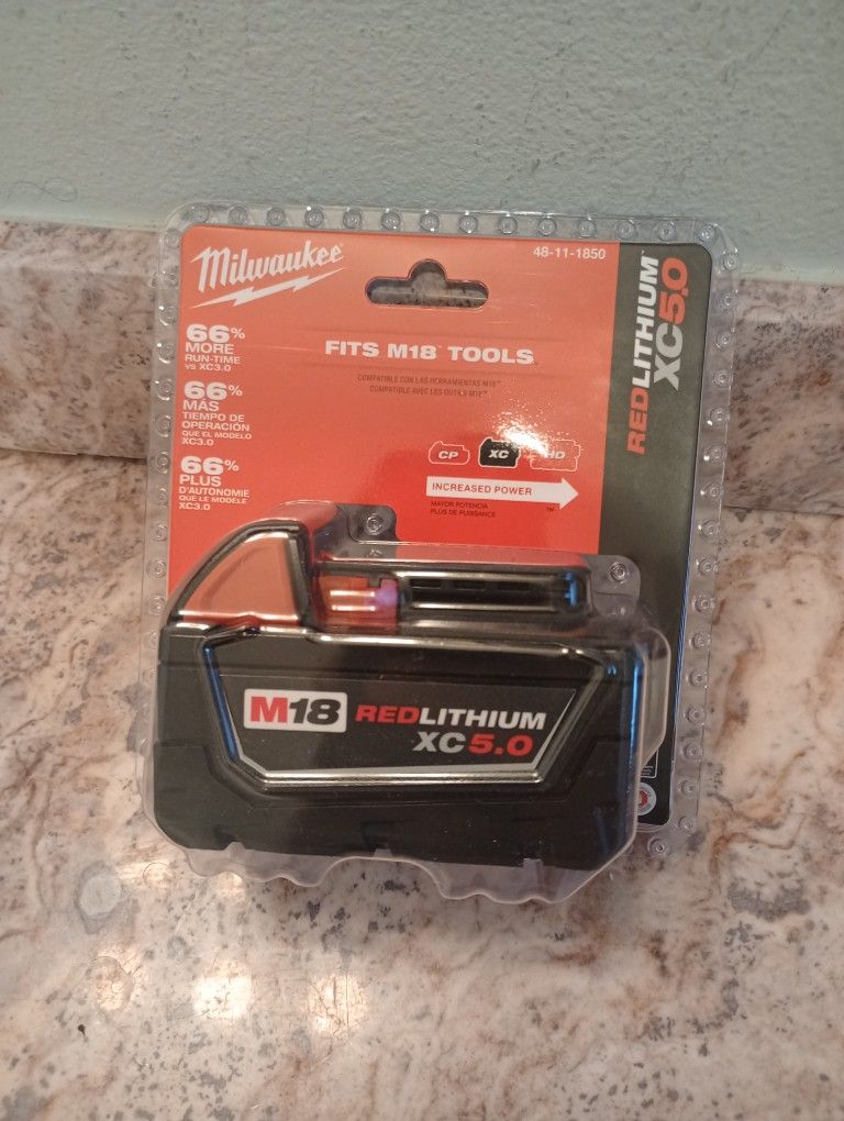 Milwaukee 5.0 New Battery