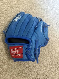 Left-handed Youth Rawlings Blue Glove H950R 9.5in