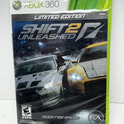 Need for Speed Shift 2: Unleashed Limited Edition for Microsoft XBOX 360 Factory Sealed