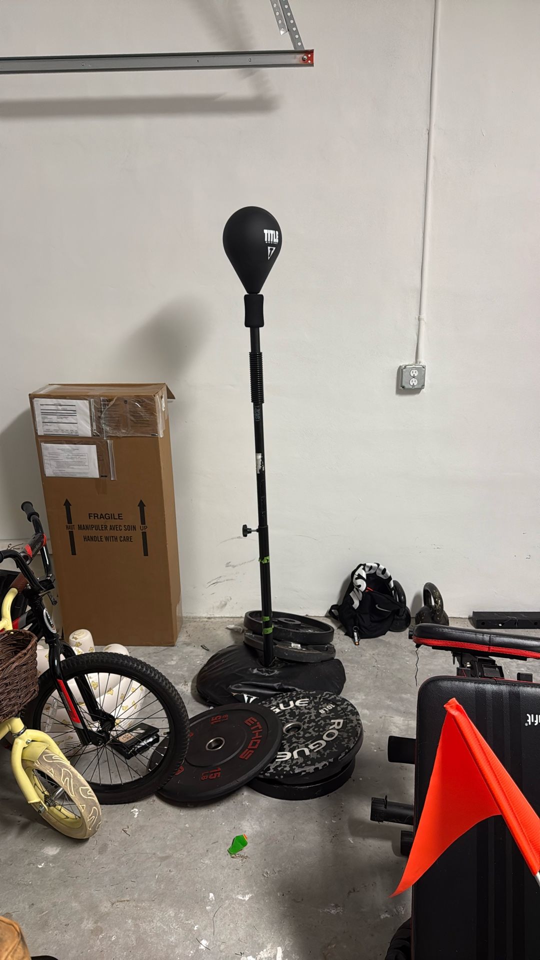 Title Reflex Punching Bag