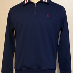 Polo Ralph Lauren Quarter Zip Sweater Sweatshirt New With Tags Size Medium 
