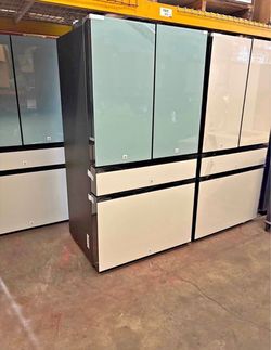 Samsung white Bespoke French Door Refrigerator 🇺🇸⚡️🤑