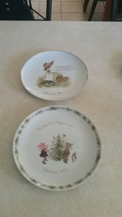 Holly Hobbie plates