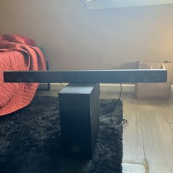 LG Surround Sound 2.1 Channel Subwoofer And Soundbar