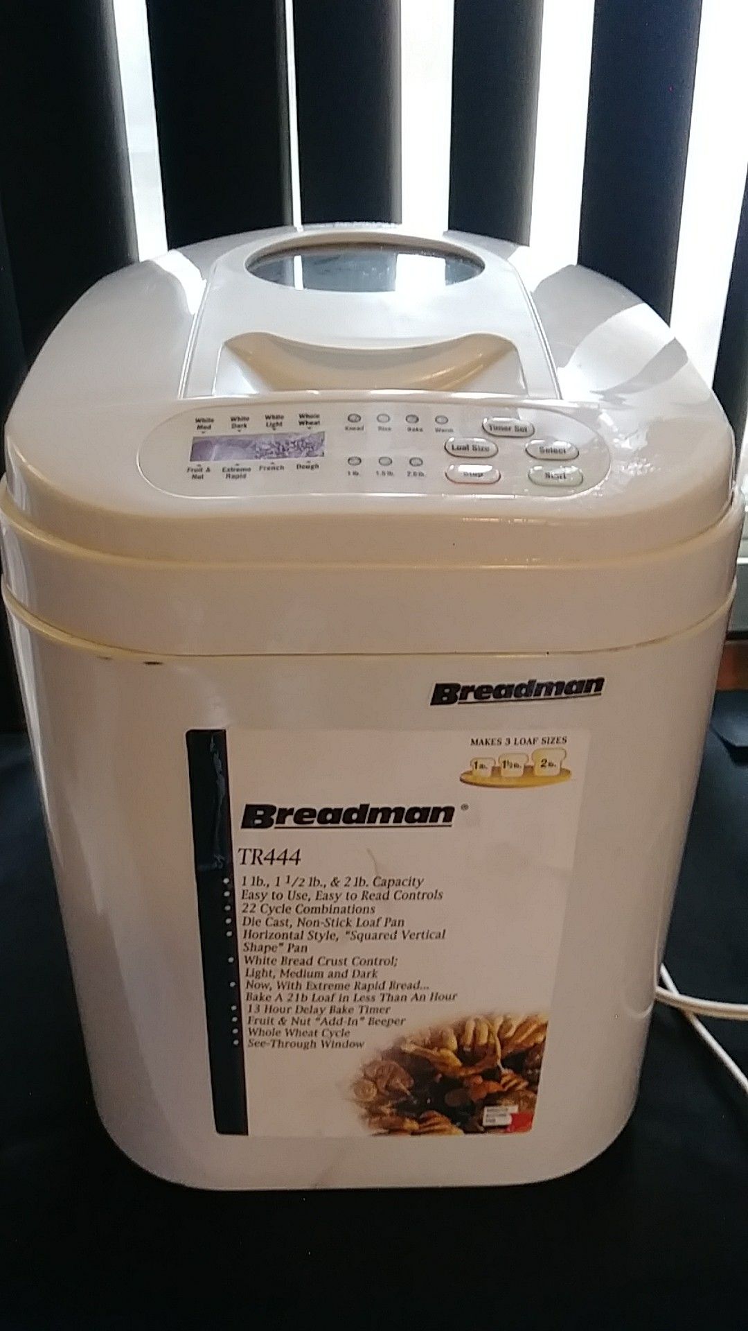 Breadman bread maker
