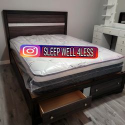 NEW QUEEN BED 