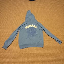 Sp5der Hoodie Blue 