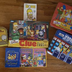 Lot of The Simpsons Board Games / Video 