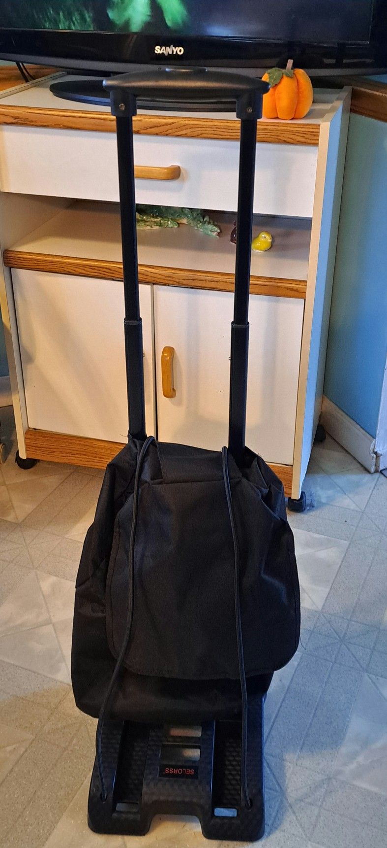 Wheeled Rolling Duffle Bag Weekender Luggage with extendable handle