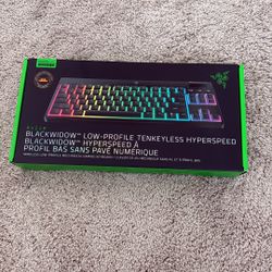Razer Blackwidow V4 Low profile TKL Keyboard 