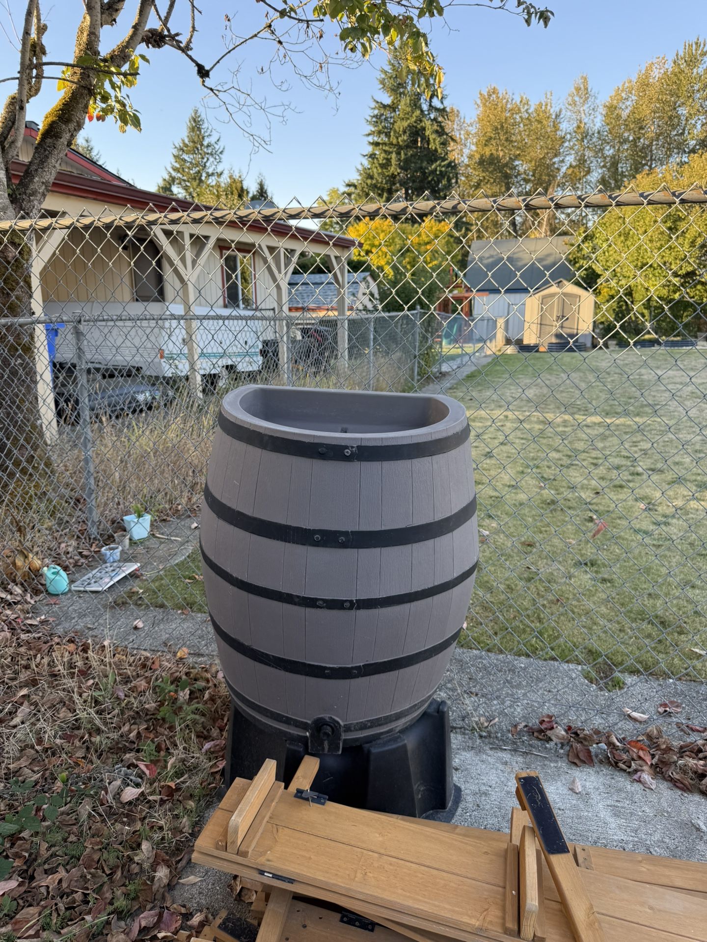 FREE Water Barrel Rain Catcher