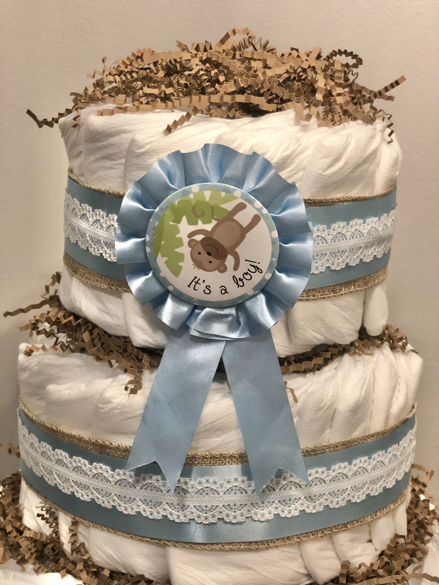 “It’s A Boy” Diaper Cake