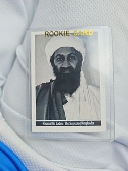 2001 topps enduring freedom Osama Bin Ladin