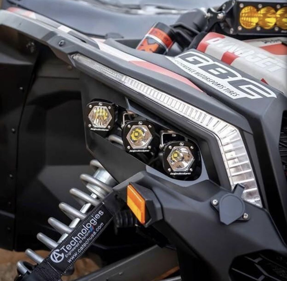 Can am x3 headlights parts