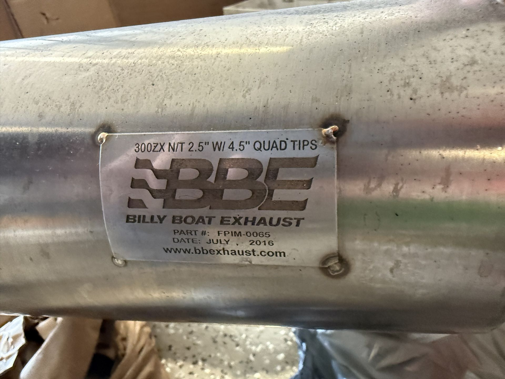 Z32 BBE 2+0 Cat Back Exhaust - Hardly Used - 2.5 inch