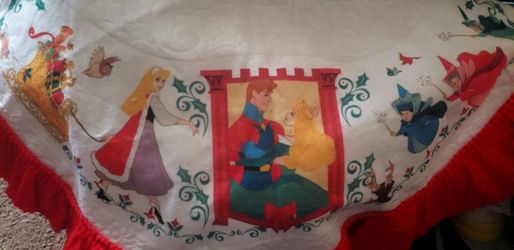 Vintage Disney Cinderella tree skirt