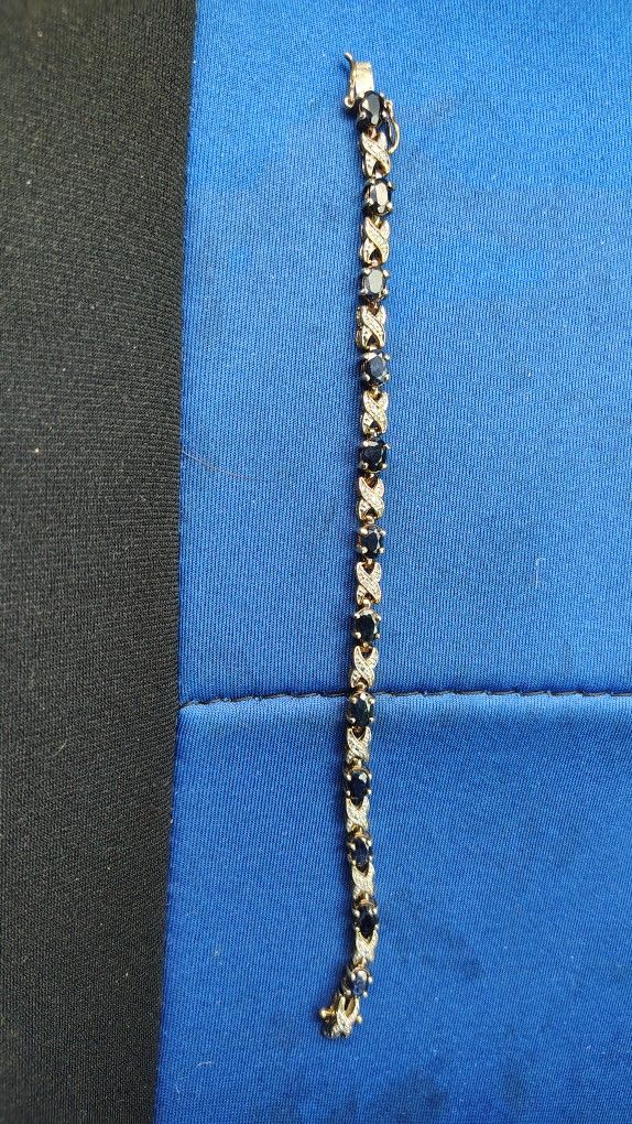 Women's Bracelet Silver Gold Plated