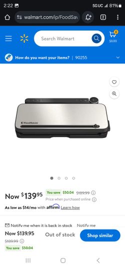 FoodSaver Vacuum System