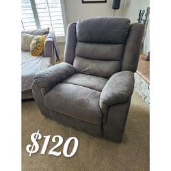 Microsuede Recliner
