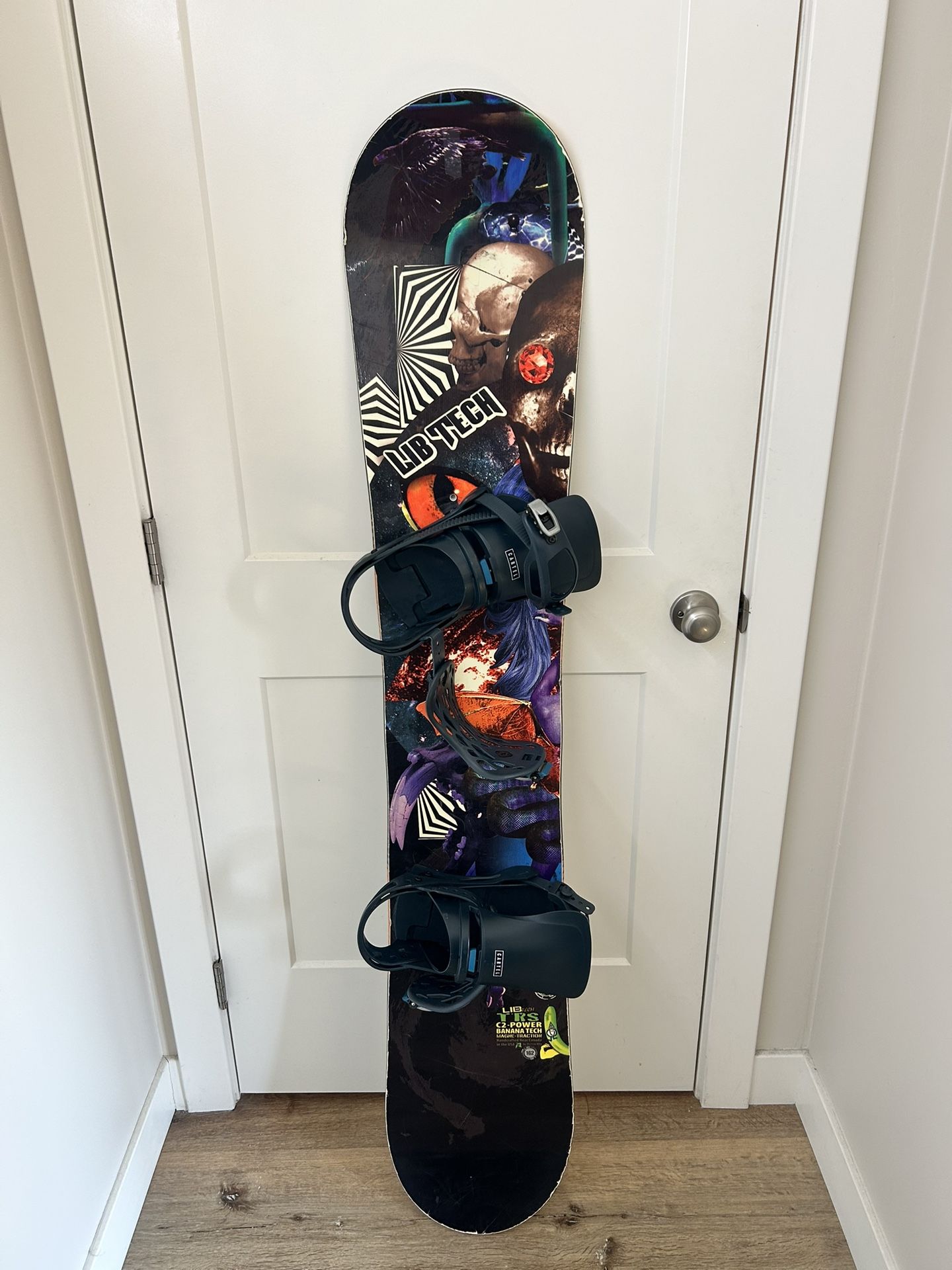 Lib Tech TRS 162 Snowboard + Bindings – Banana Tech / Magne-Traction