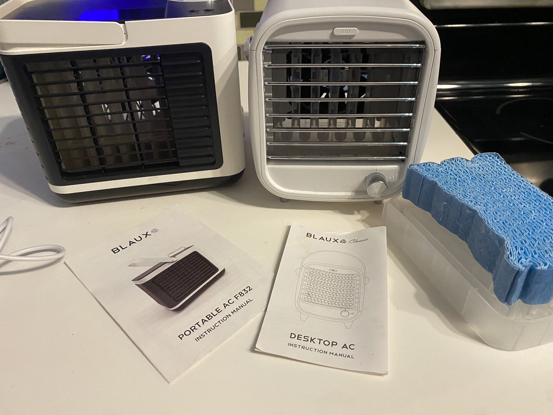 2 portable mini “a/c” units - FREE. CURB ALERT