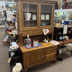 Antique Hoosier Style Hutch
