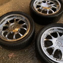 22” Rims and tires 5 Lug