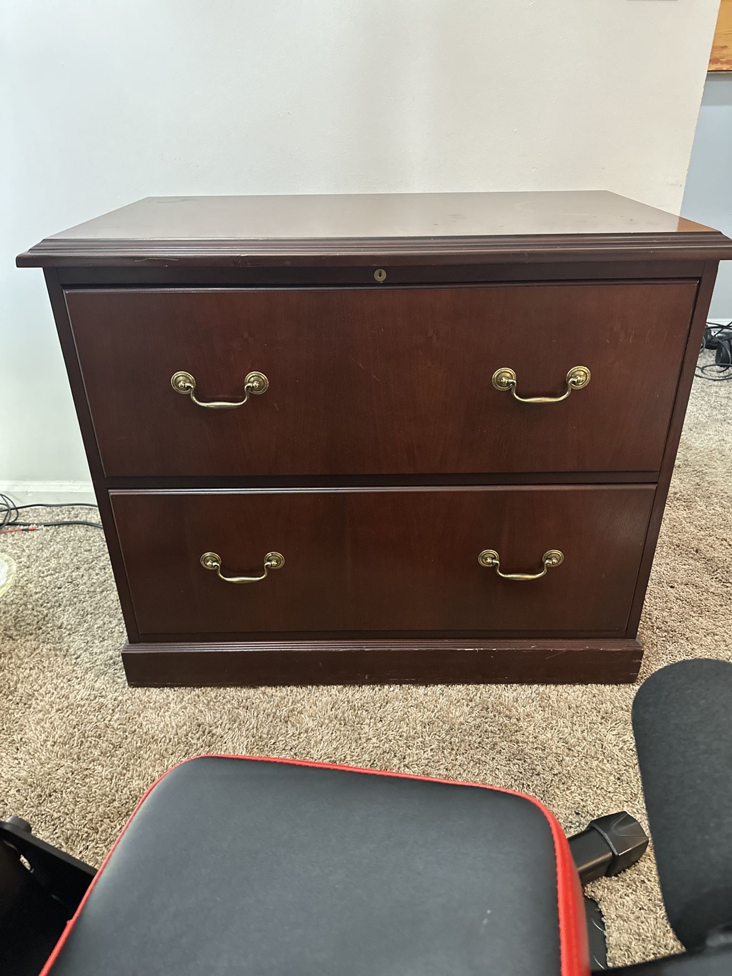 Executive Wood lateral Filing Cabinet 