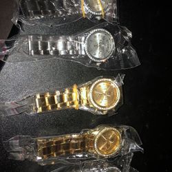 Pink, Silver, And Gold Watches READ THE DESCRIPTION